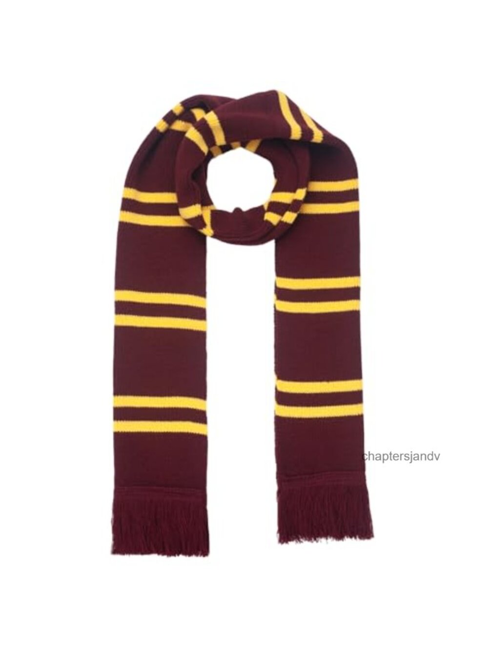 Striped Knit Scarf Wizard Costume Accessory Lightweight Acrylic